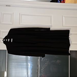 Long black cardigan
